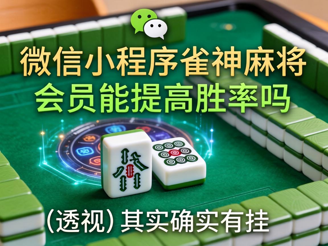 微信小程序雀神麻将会员能提高胜率吗