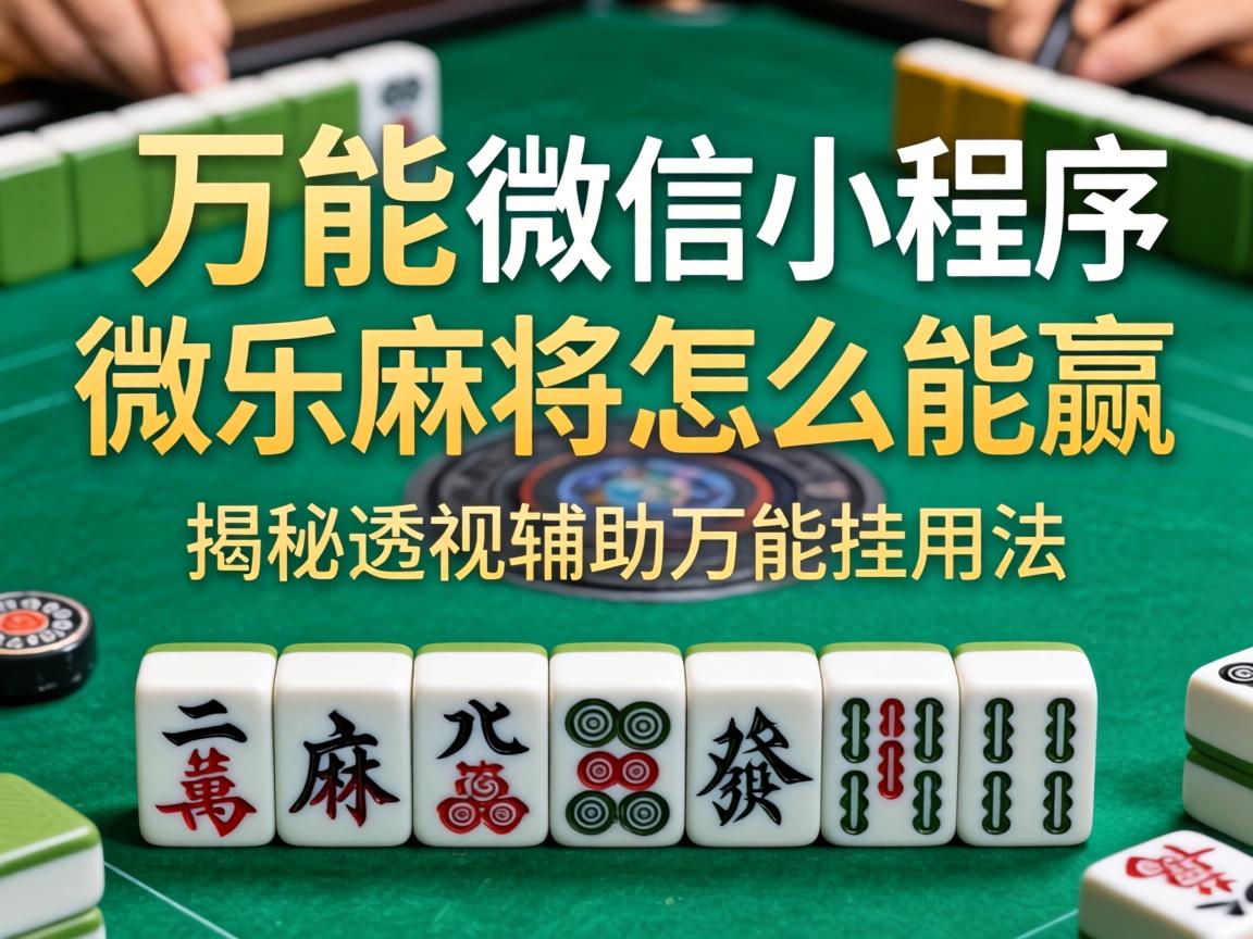 微信小程序微乐麻将怎么能赢