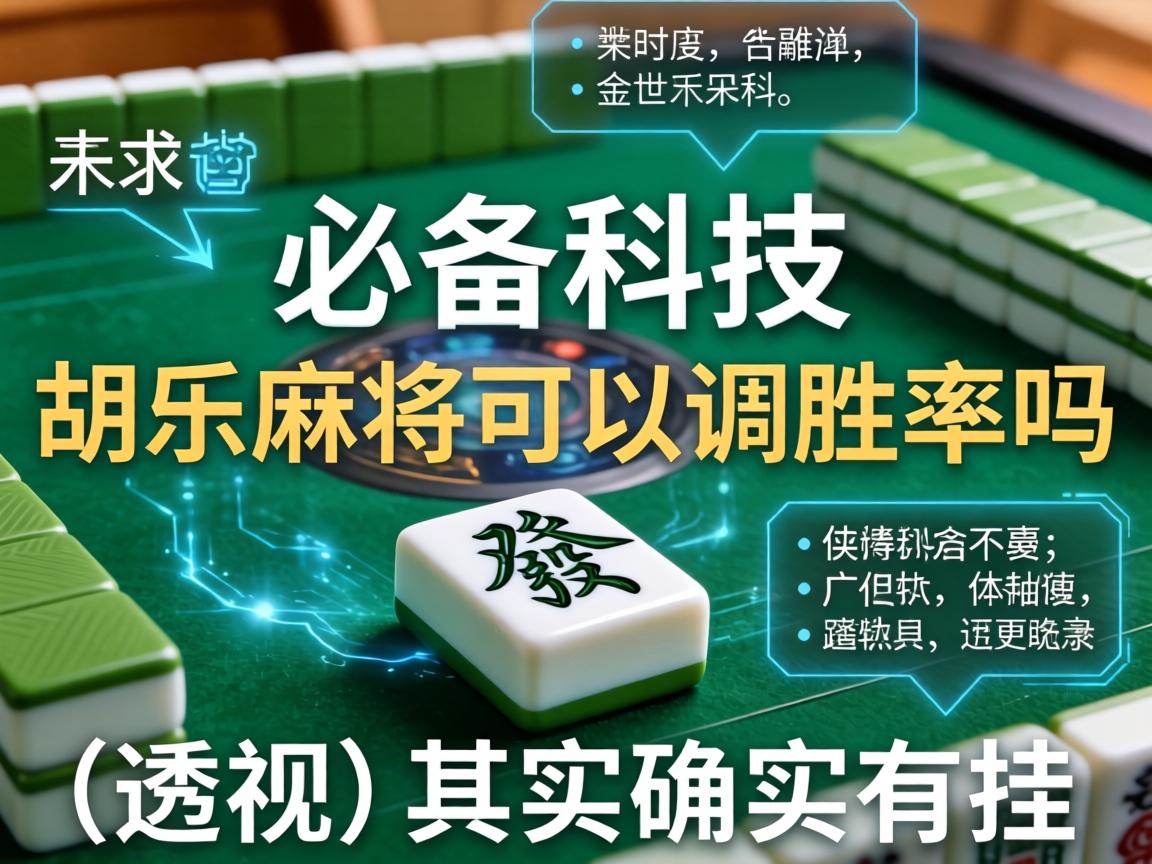 胡乐麻将可以调胜率吗