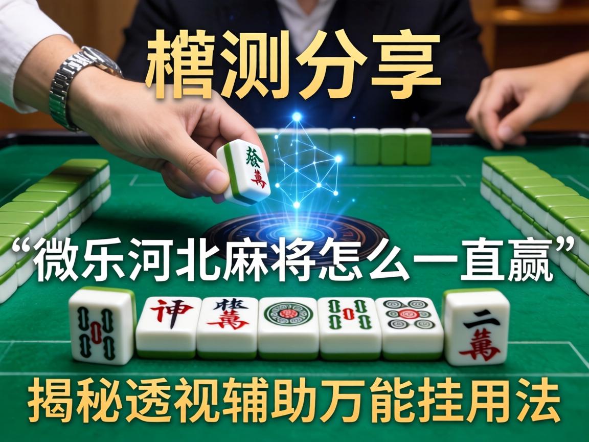 微乐河北麻将怎么一直赢