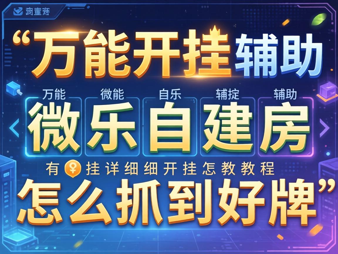 微乐自建房怎么抓到好牌