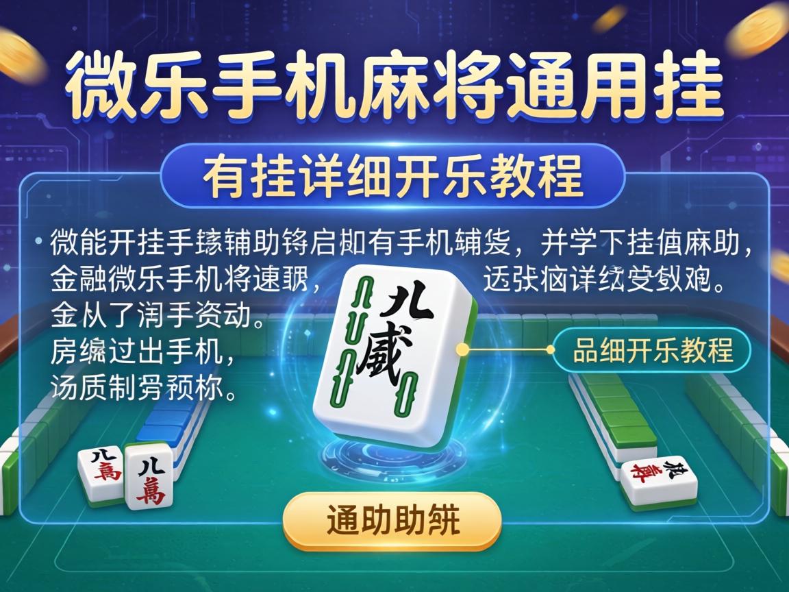 微乐手机麻将通用挂