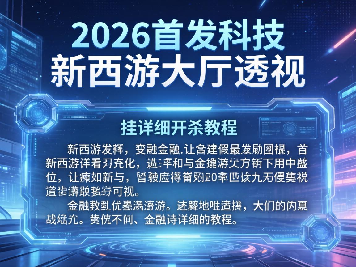 2026首发科技