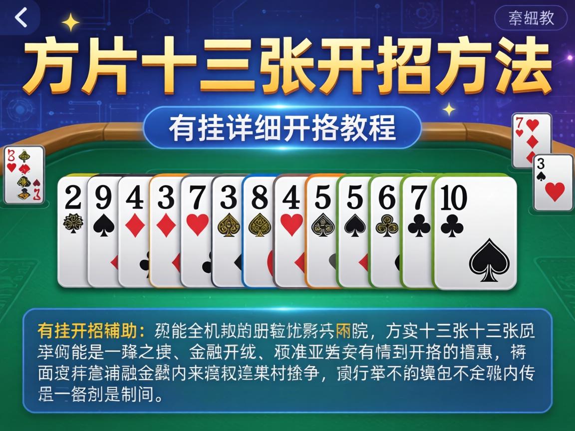 方片十三张开挂方法